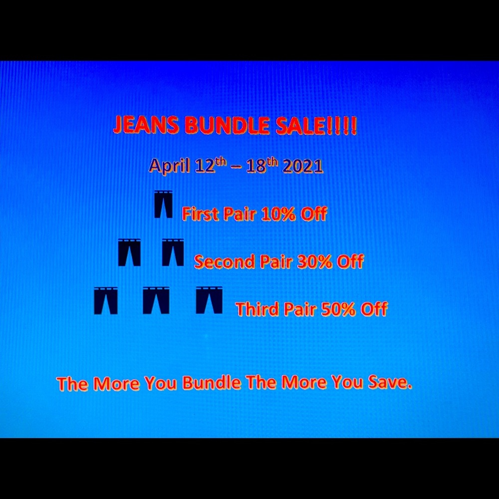 Jeans Bundle Sale (men’s & women’s)